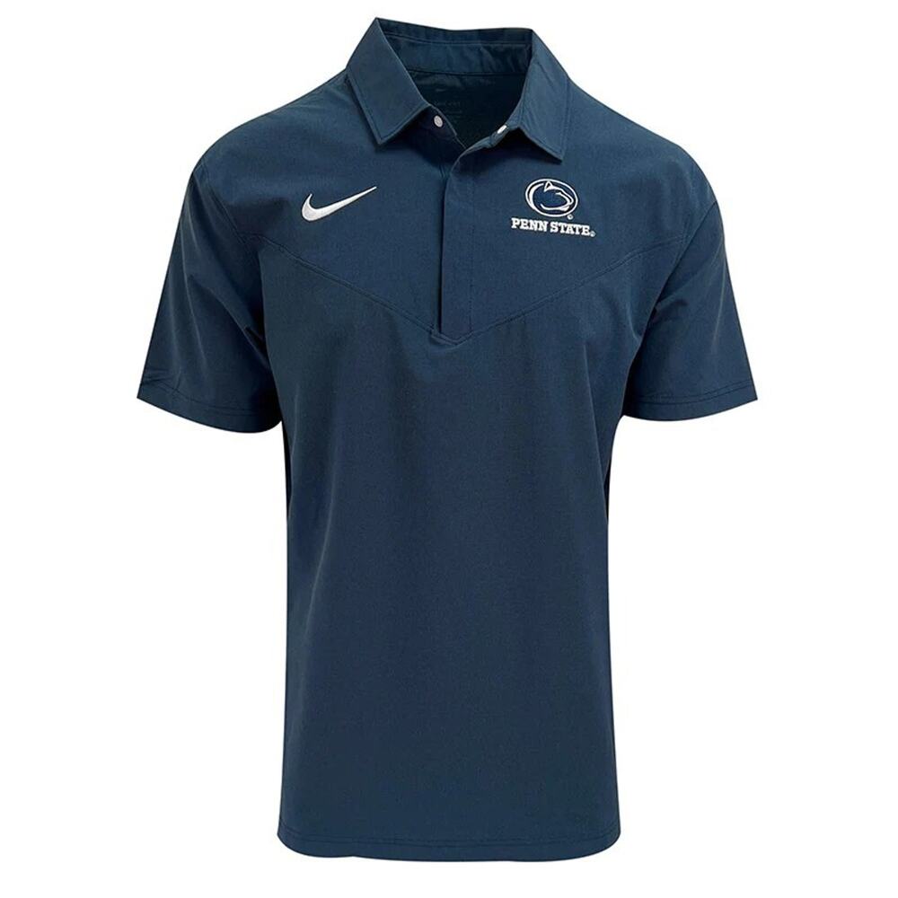 Nike Penn State Nittany Lions Dri Fit On Field Coaches Polo Pullover Mens Sz S